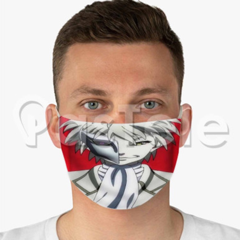 Trinity Seven the Movie Eternity Library and Alchemic Girl Custom Fabric Face Mask Polyester Two Layers Cloth Washable