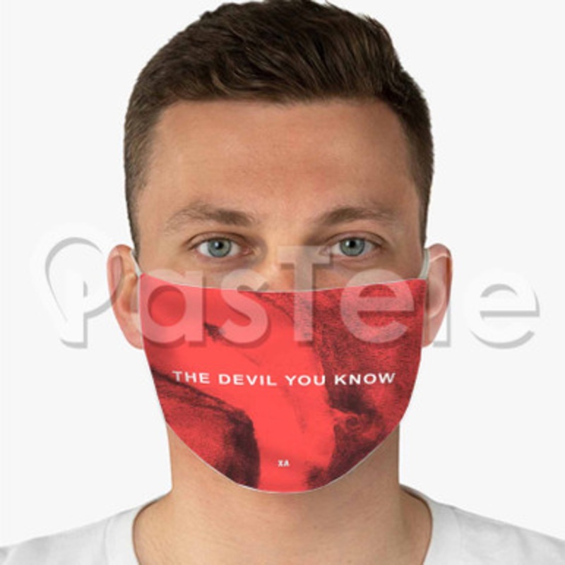 X Ambassadors The Devil You Know Custom Fabric Face Mask Polyester Two Layers Cloth Washable