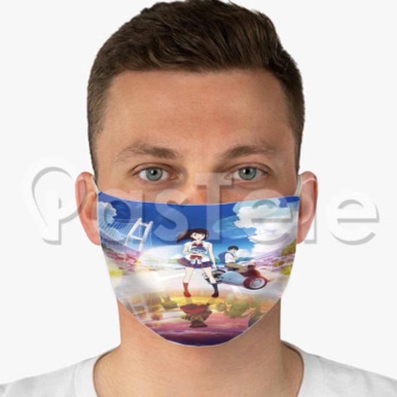 Ancien and the Magic Tablet Custom Fabric Face Mask Polyester Two Layers Cloth Washable