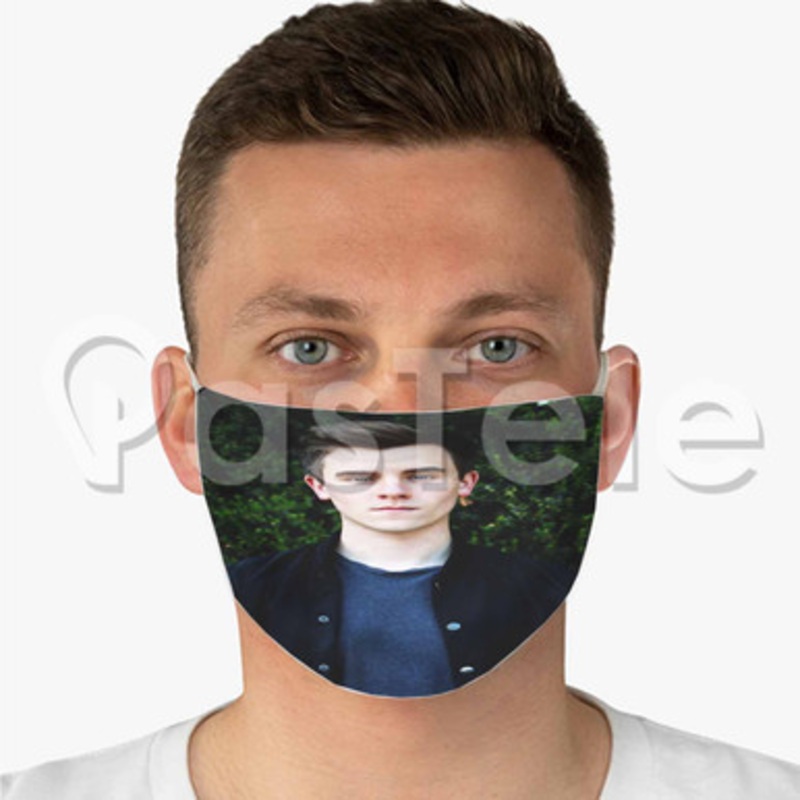 Connor Franta 2 Custom Fabric Face Mask Polyester Two Layers Cloth