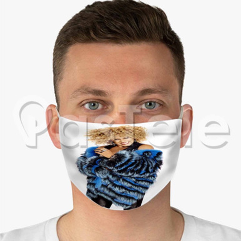 Darlene Love Custom Fabric Face Mask Polyester Two Layers Cloth
