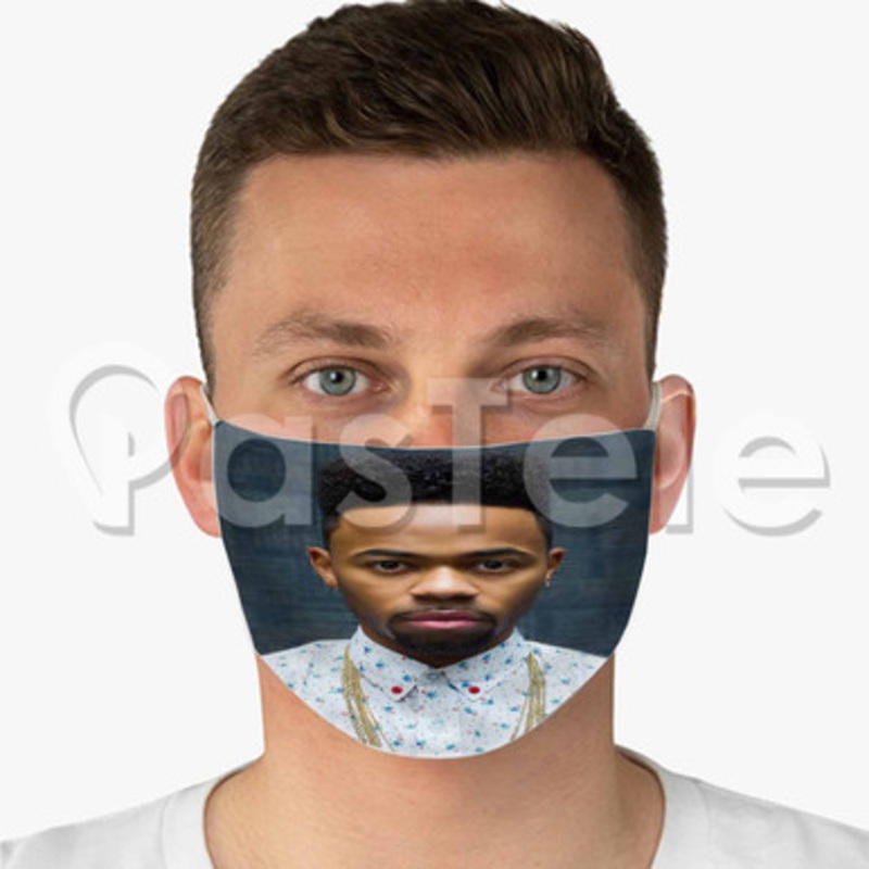 Devvon Terrell Custom Fabric Face Mask Polyester Two Layers Cloth