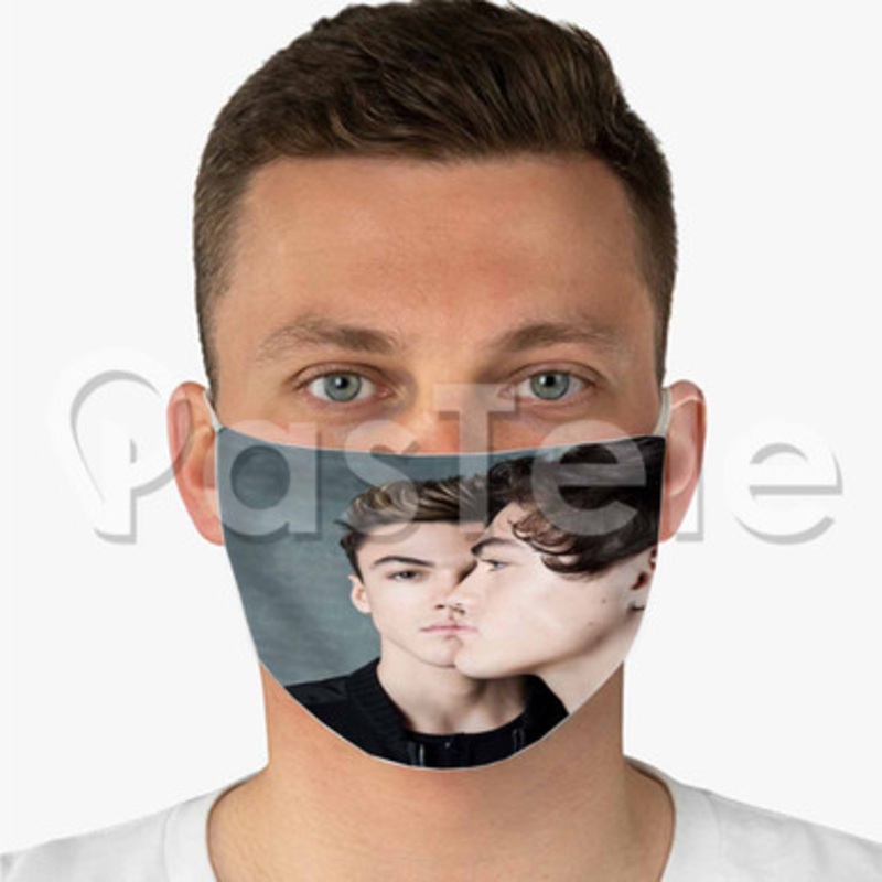 Dolan Twins Custom Fabric Face Mask Polyester Two Layers Cloth