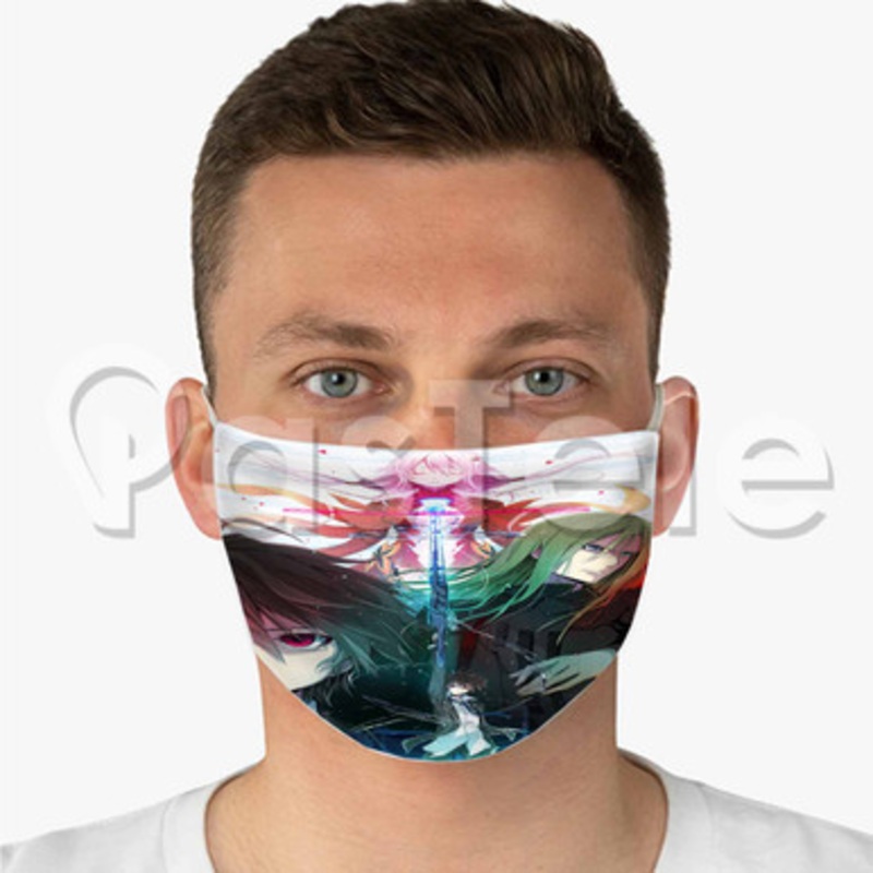 Guilty Crown 2 Custom Fabric Face Mask Polyester Two Layers Cloth
