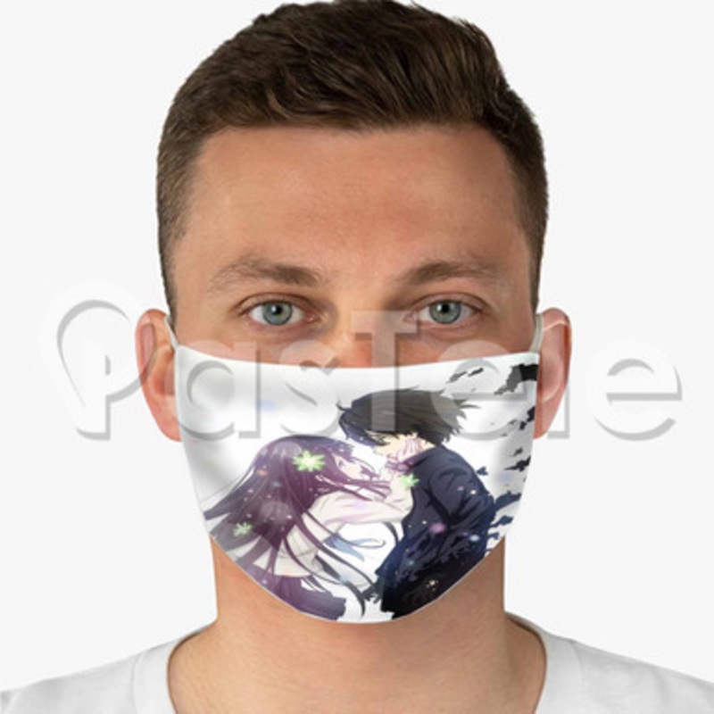 Hyouka Custom Fabric Face Mask Polyester Two Layers Cloth