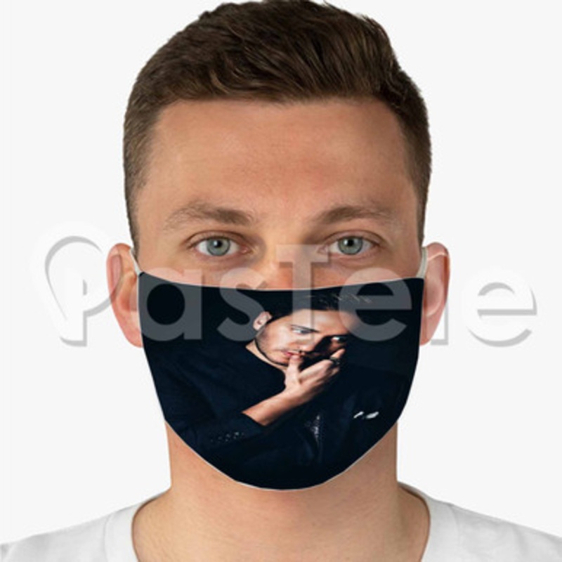 Jonas Blue Custom Fabric Face Mask Polyester Two Layers Cloth