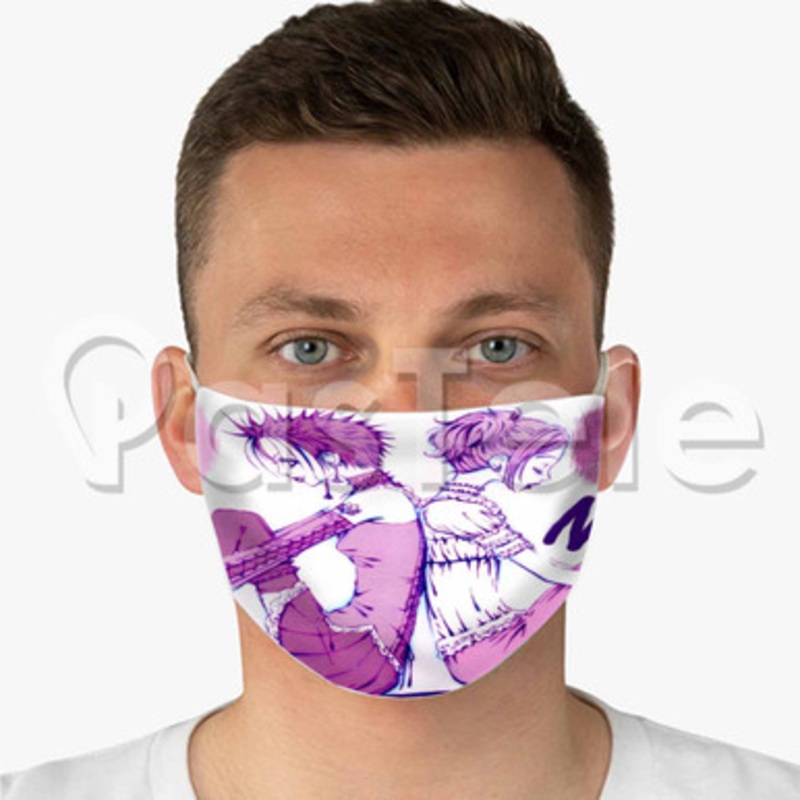 Nana Anime Custom Fabric Face Mask Polyester Two Layers Cloth