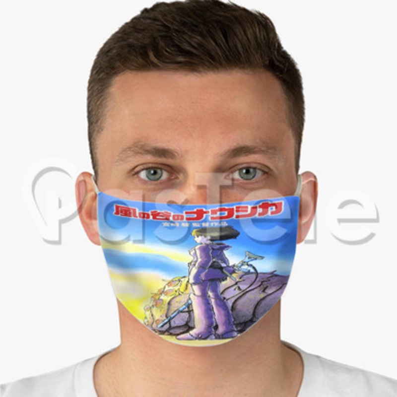 Nausica of the Valley of the Wind Custom Fabric Face Mask Polyester Two Layers Cloth