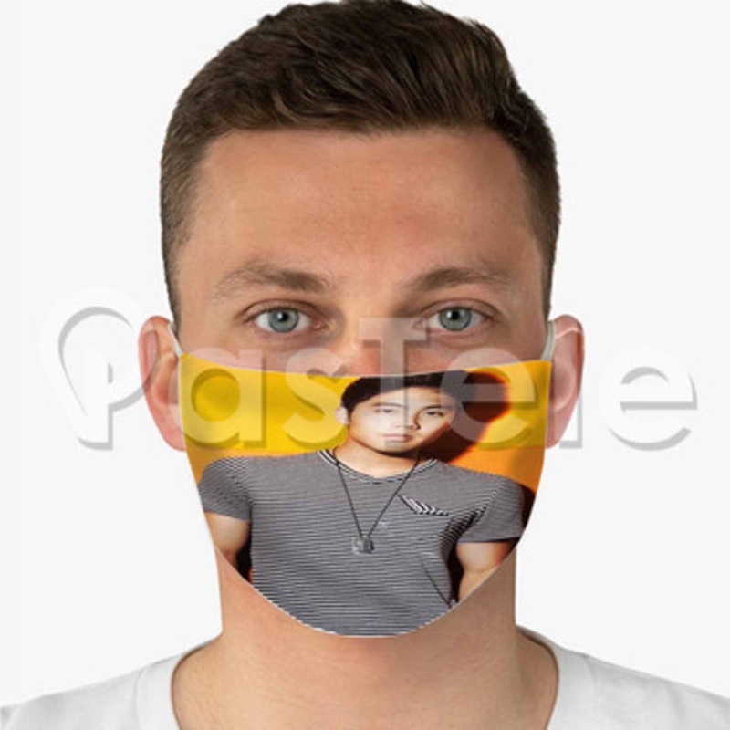 Niga Higa Custom Fabric Face Mask Polyester Two Layers Cloth