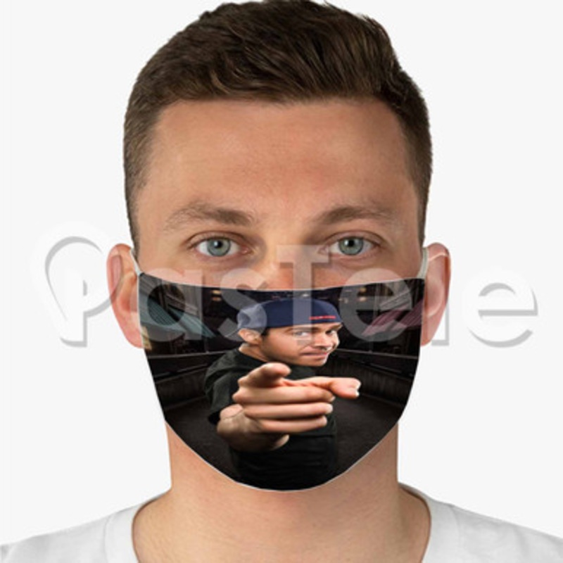 Pablo Francisco Custom Fabric Face Mask Polyester Two Layers Cloth