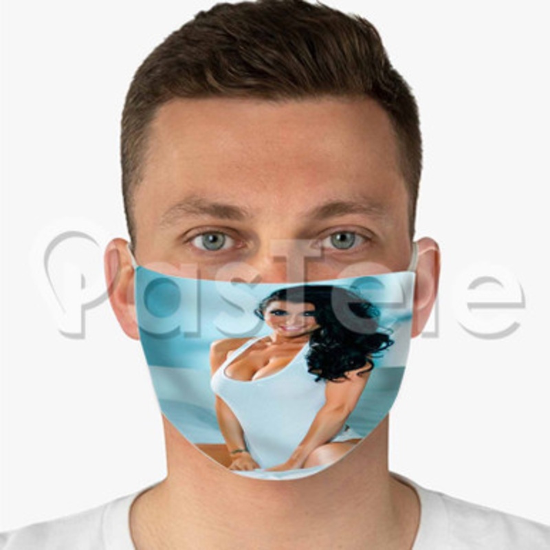Romi Rain Custom Fabric Face Mask Polyester Two Layers Cloth Washable