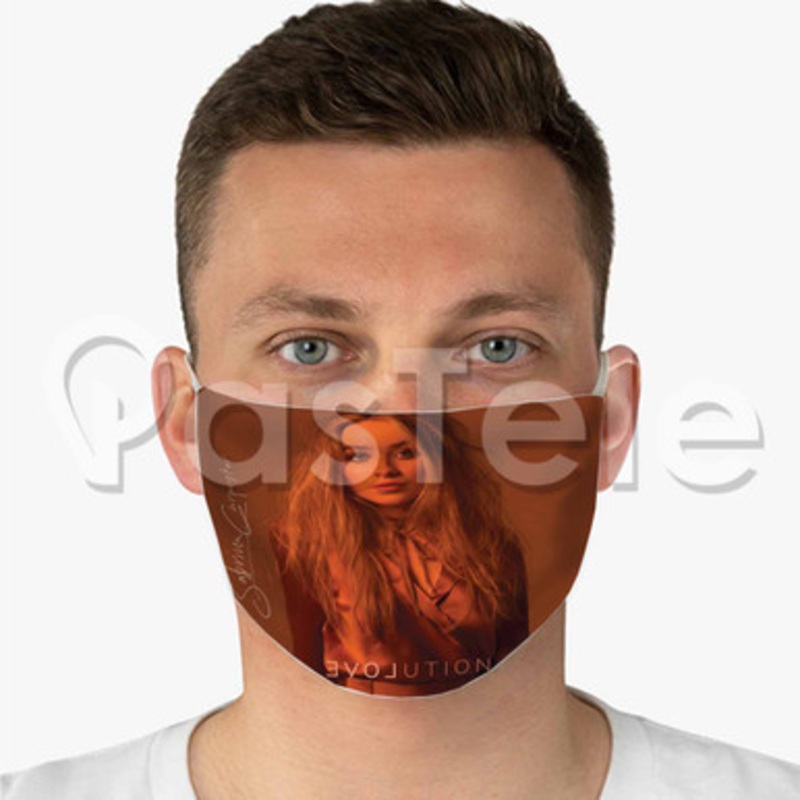 Sabrina Carpenter EVOLution Custom Fabric Face Mask Polyester Two Layers Cloth
