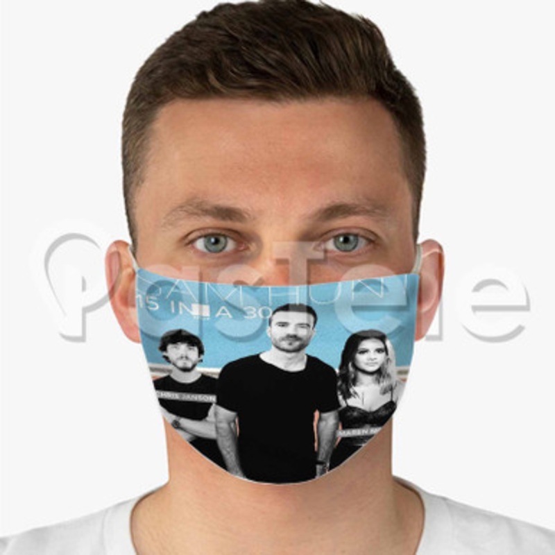 Sam Hunt 15 In A 30 Tour Custom Fabric Face Mask Polyester Two Layers Cloth Washable