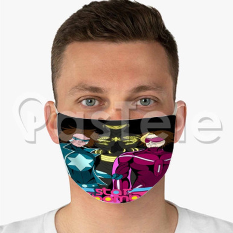 Starbomb II Custom Fabric Face Mask Polyester Two Layers Cloth Washable