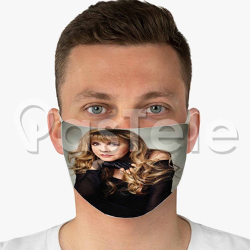 Stevie Nicks Custom Fabric Face Mask Polyester Two Layers Cloth