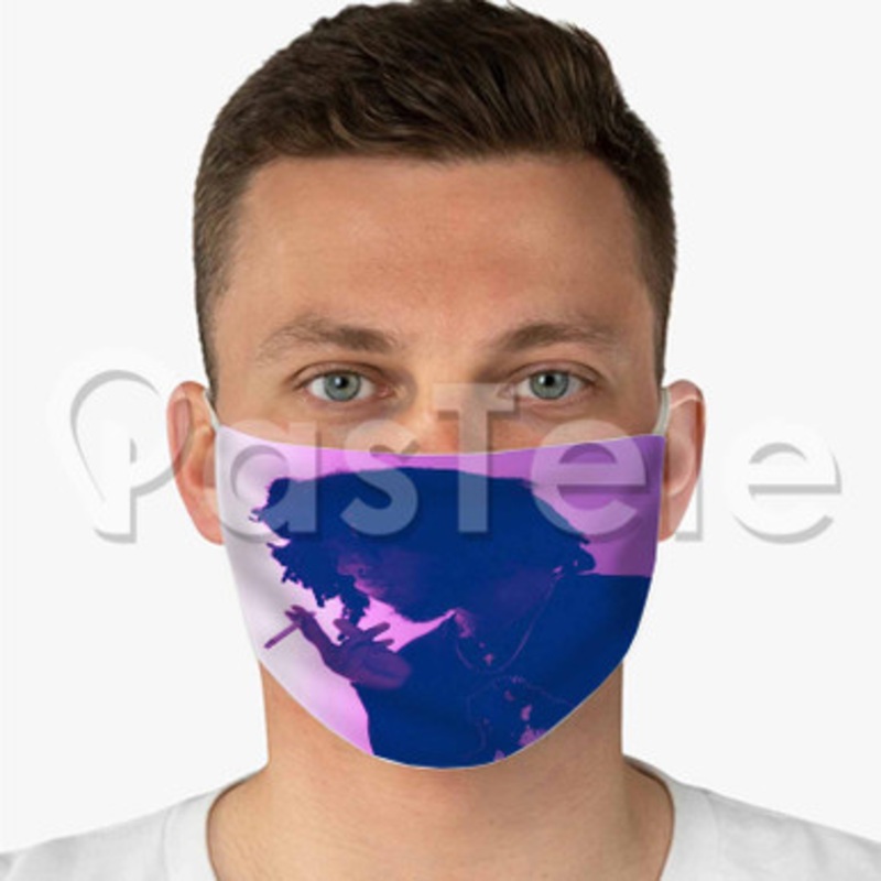 That Far 6 Lack Custom Fabric Face Mask Polyester Two Layers Cloth Washable