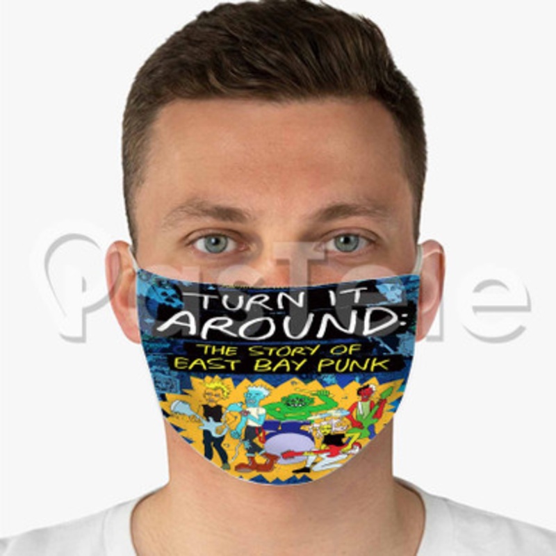 The Story of East Bay Punk Custom Fabric Face Mask Polyester Two Layers Cloth Washable
