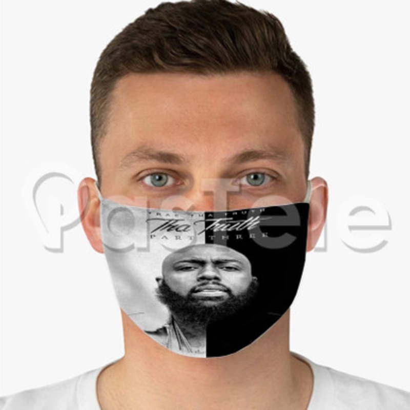 Trae Tha Truth Take Me Back Custom Fabric Face Mask Polyester Two Layers Cloth Washable