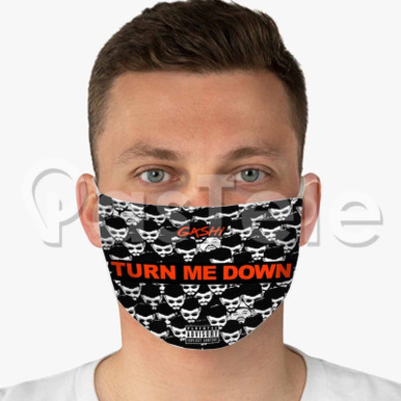Turn Me Down G4 SHI Custom Fabric Face Mask Polyester Two Layers Cloth Washable