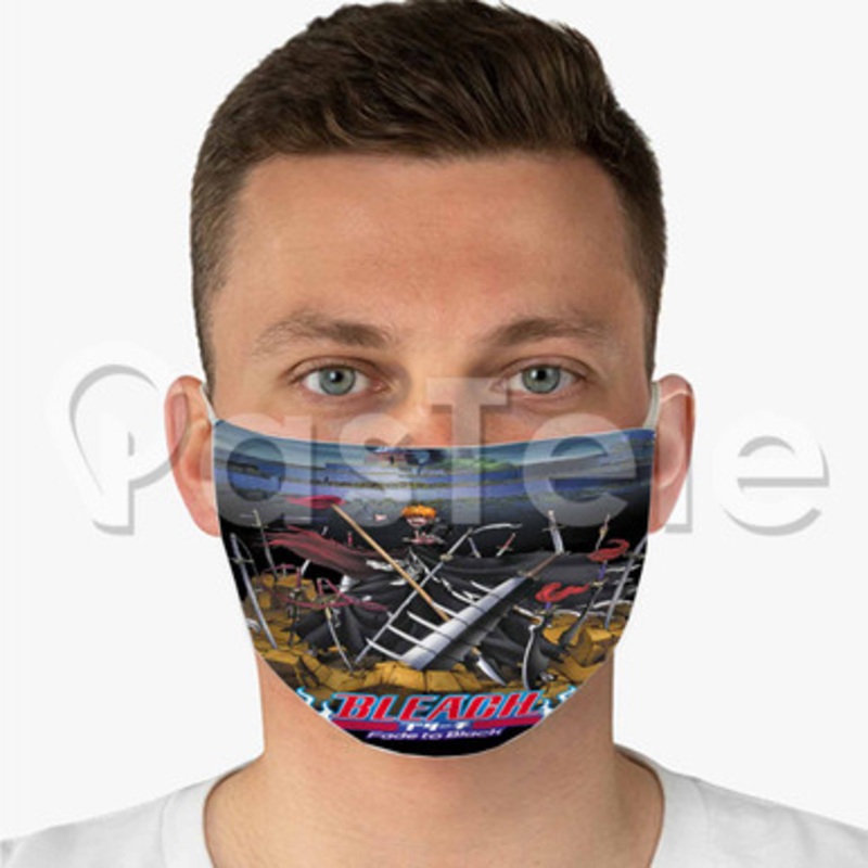 Bleach The Movie Fade to Black Custom Fabric Face Mask Polyester Two Layers Cloth