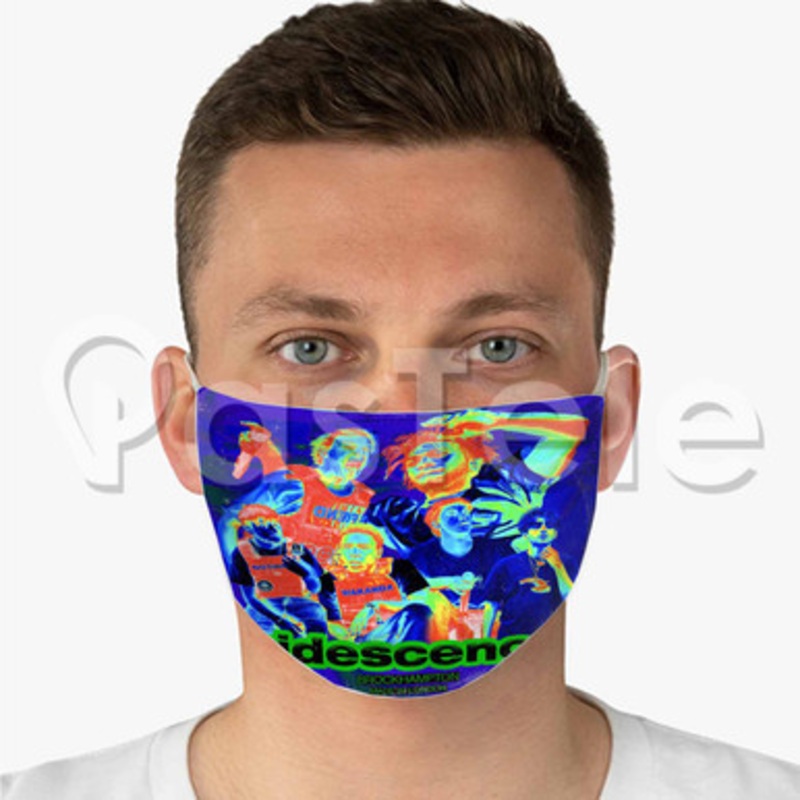 Brockhampton Iridescence Matt 2 Custom Fabric Face Mask Polyester Two Layers Cloth