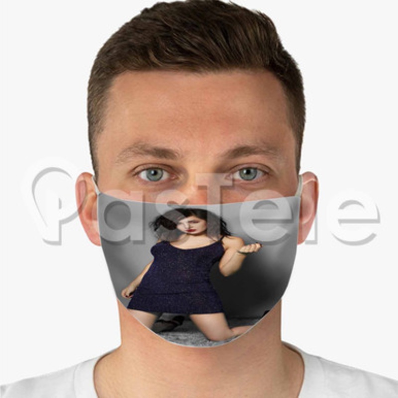 Charli XCX Custom Fabric Face Mask Polyester Two Layers Cloth
