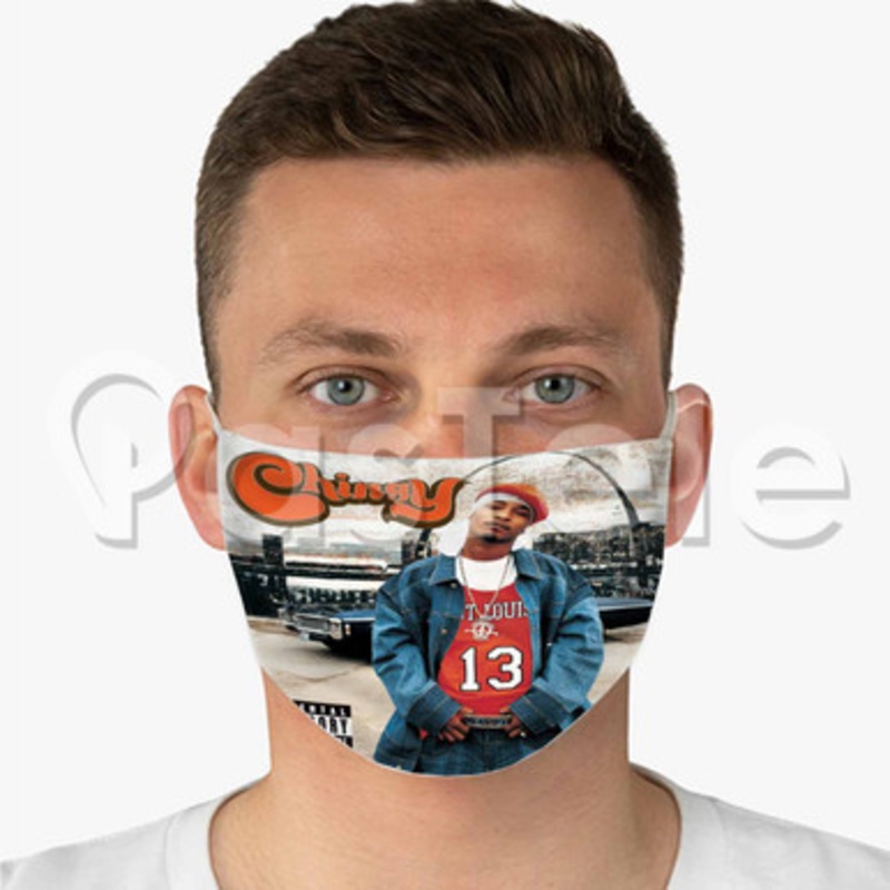 Chingy Custom Fabric Face Mask Polyester Two Layers Cloth