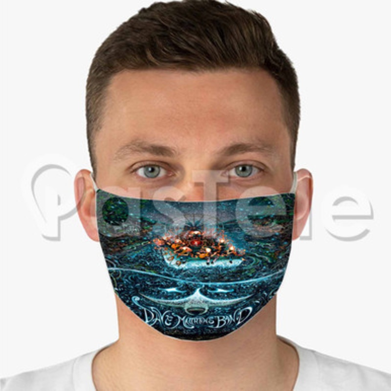 Dave Matthews Band Custom Fabric Face Mask Polyester Two Layers Cloth