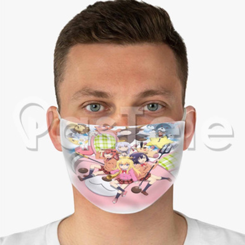 Gabriel Dropout Custom Fabric Face Mask Polyester Two Layers Cloth