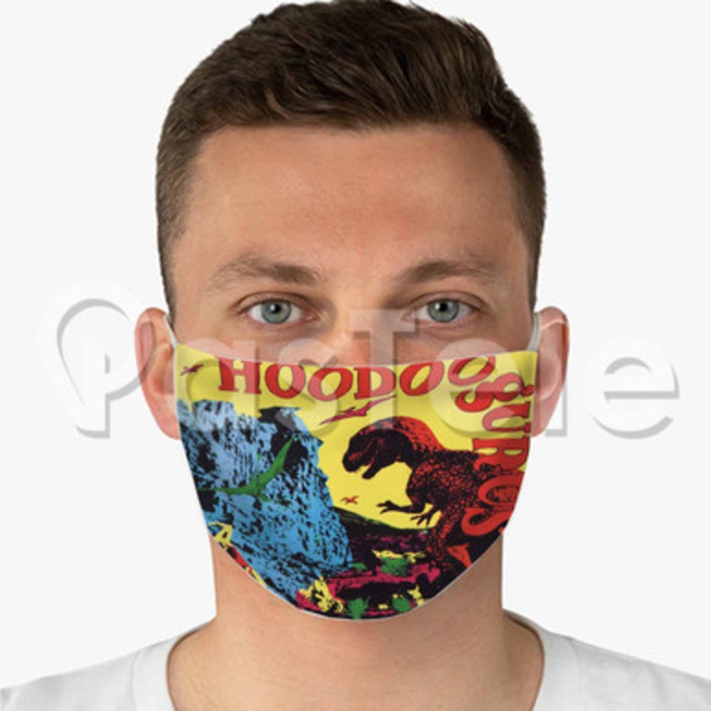 Hoodoo Gurus Custom Fabric Face Mask Polyester Two Layers Cloth