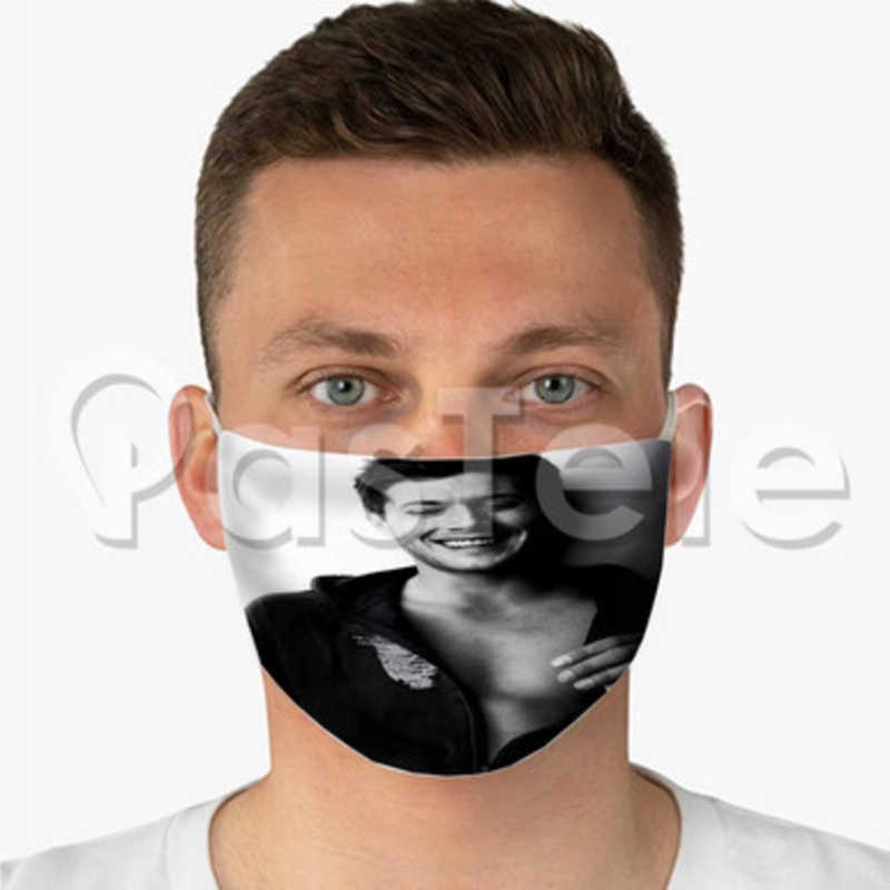 Jensen Ackles Custom Fabric Face Mask Polyester Two Layers Cloth