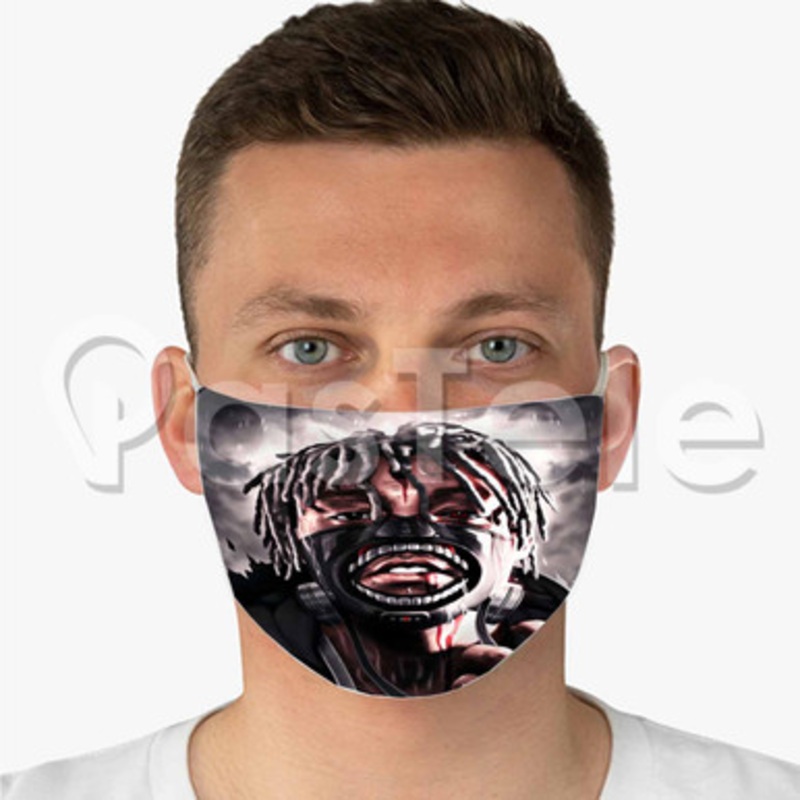 Juice WRLD Custom Fabric Face Mask Polyester Two Layers Cloth