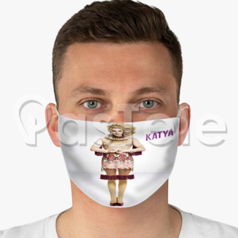 Katya Rupaul Custom Fabric Face Mask Polyester Two Layers Cloth