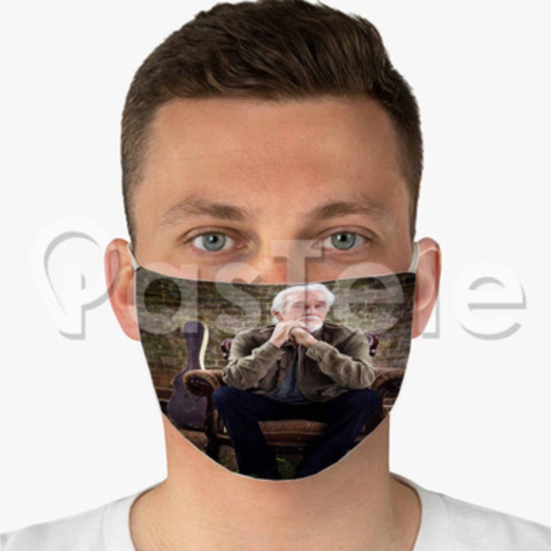 Kenny Rogers Custom Fabric Face Mask Polyester Two Layers Cloth