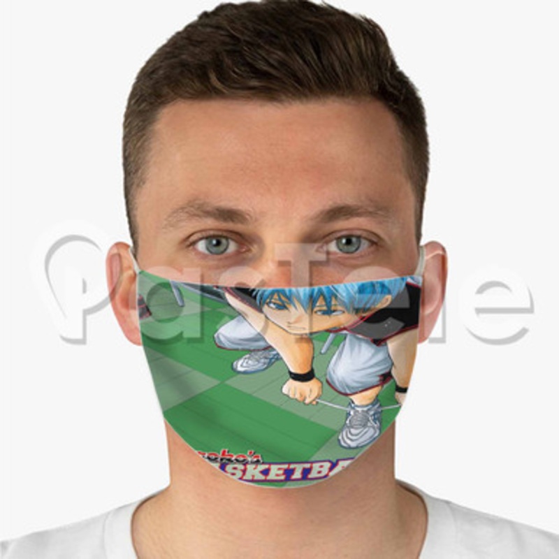 Kuroko s Basketball Volume 3 Custom Fabric Face Mask Polyester Two Layers Cloth