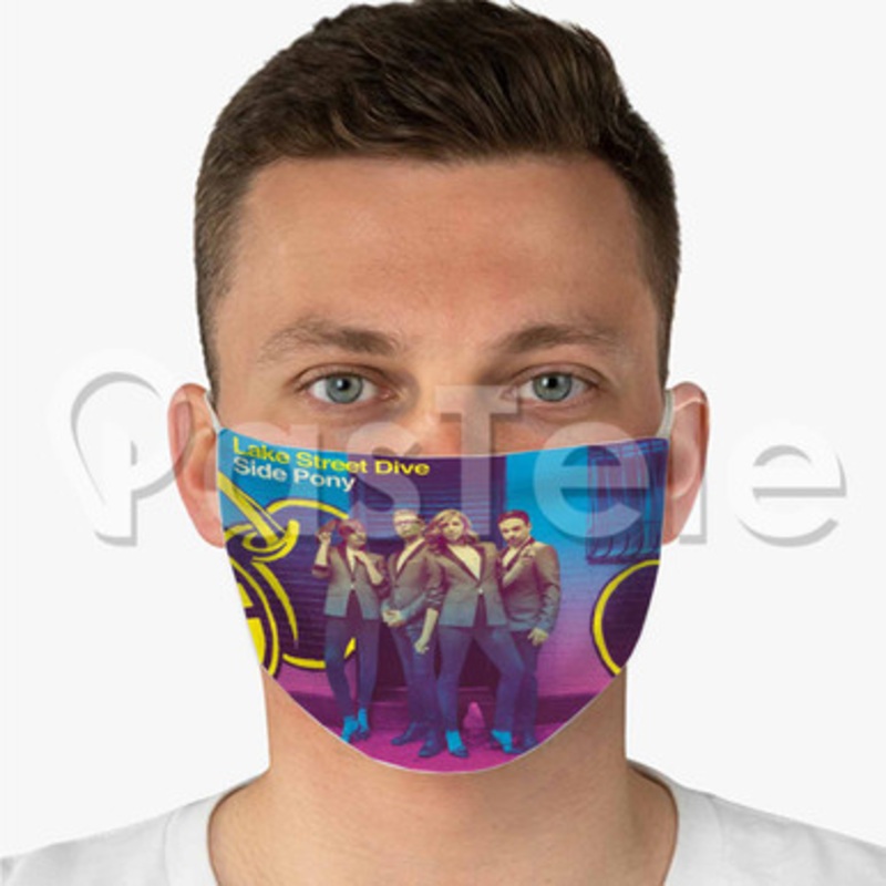 Lake Street Dive Side Pony Custom Fabric Face Mask Polyester Two Layers Cloth