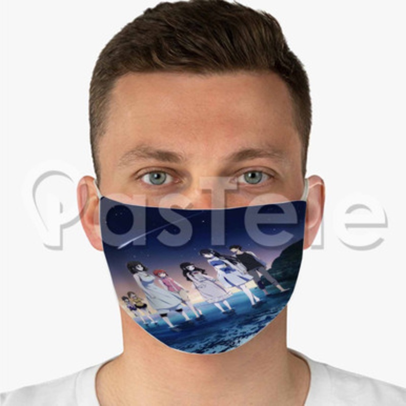 Mahouka Koukou no Rettousei Movie Hoshi wo Yobu Shoujo Custom Fabric Face Mask Polyester Two Layers