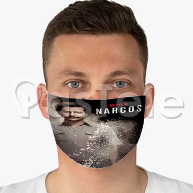Narcos Custom Fabric Face Mask Polyester Two Layers Cloth