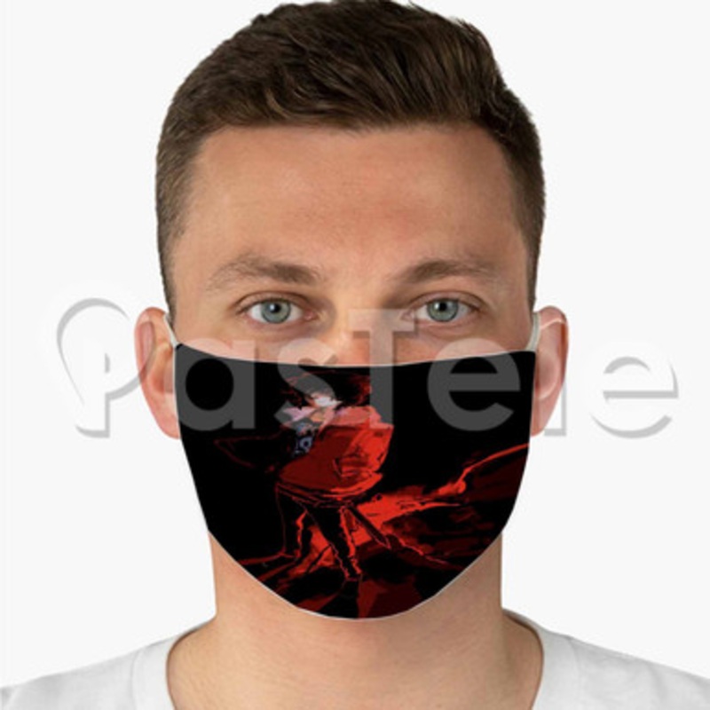 Nico Di Angelo Percy Jackson Custom Fabric Face Mask Polyester Two Layers Cloth