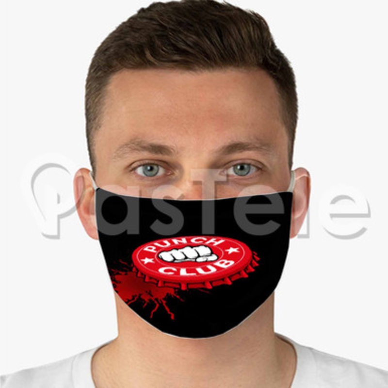 Punch Club Custom Fabric Face Mask Polyester Two Layers Cloth