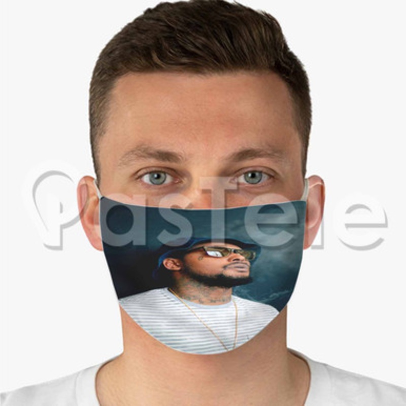 School Boy Q Custom Fabric Face Mask Polyester Two Layers Cloth