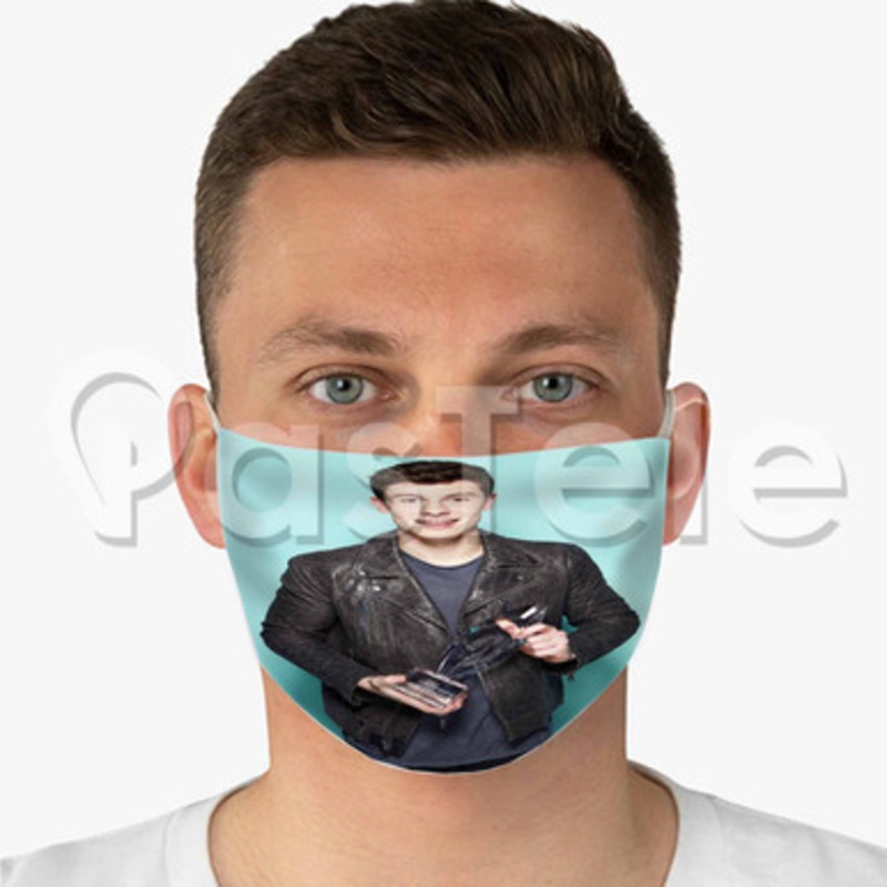 Shawn Mendes Custom Fabric Face Mask Polyester Two Layers Cloth