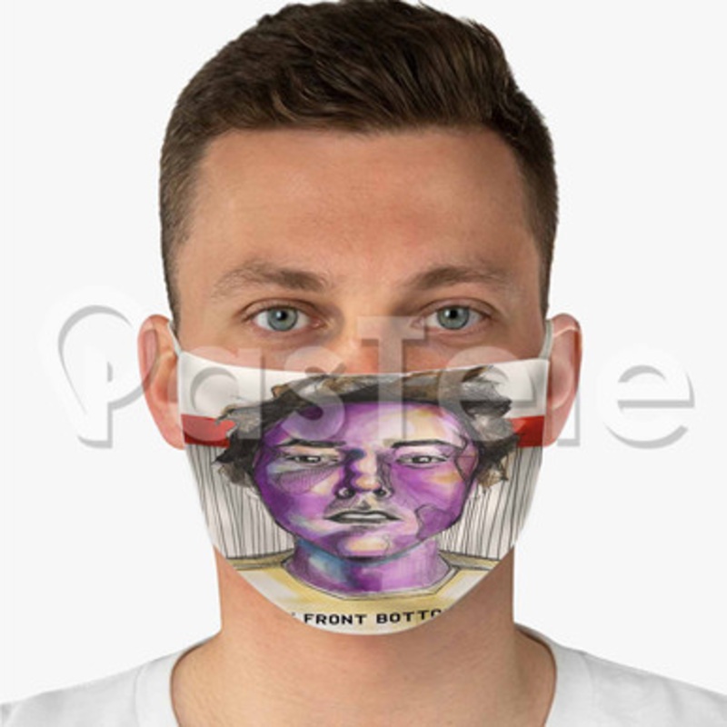 The Front Bottoms Custom Fabric Face Mask Polyester Two Layers Cloth
