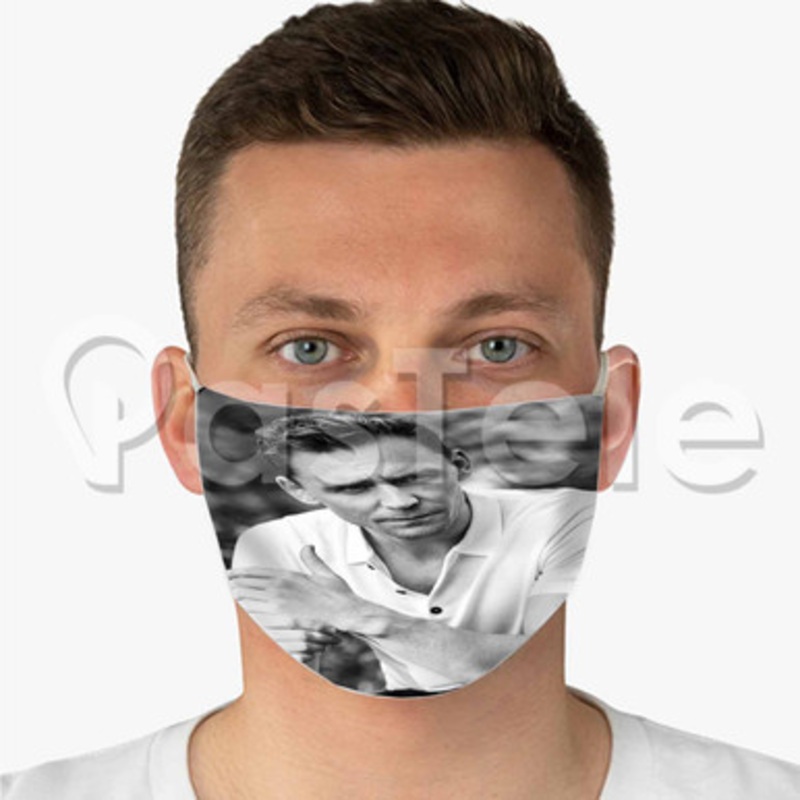 Tom Hiddleston Custom Fabric Face Mask Polyester Two Layers Cloth