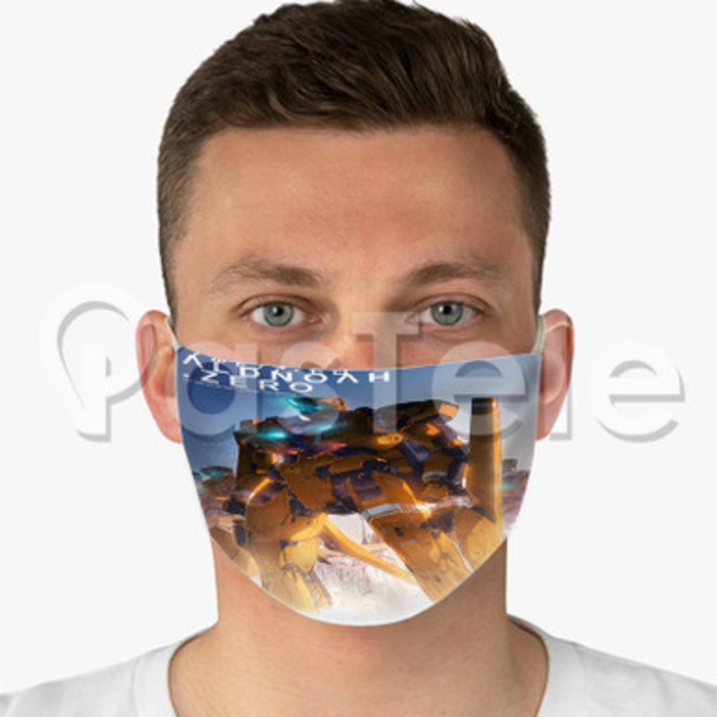 Aldnoah Zero Custom Fabric Face Mask Polyester Two Layers Cloth