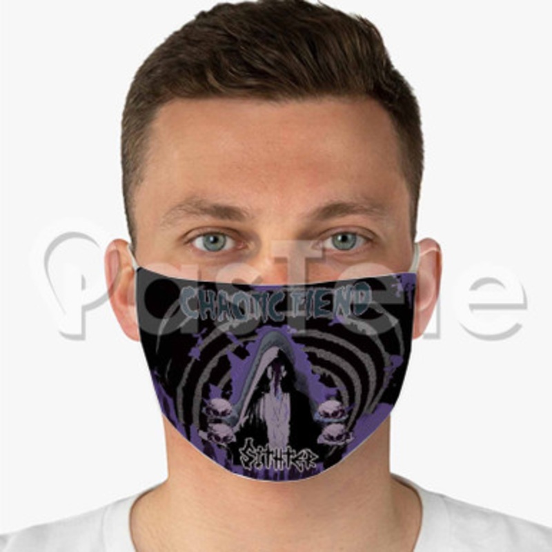 At The Drive In Governed Custom Fabric Face Mask Polyester Two Layers Cloth