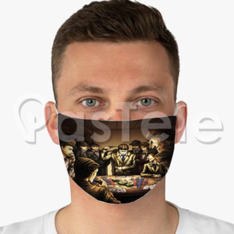 Baccano Custom Fabric Face Mask Polyester Two Layers Cloth
