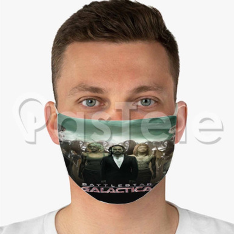 Battlestar Galactica Custom Fabric Face Mask Polyester Two Layers Cloth