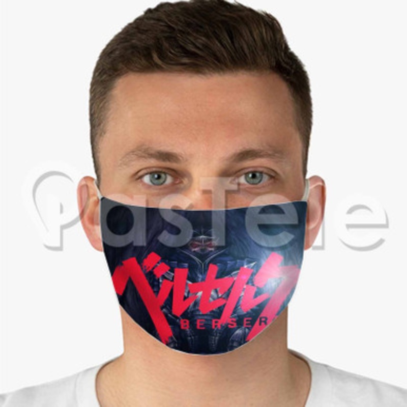 Berserk 2017 Custom Fabric Face Mask Polyester Two Layers Cloth