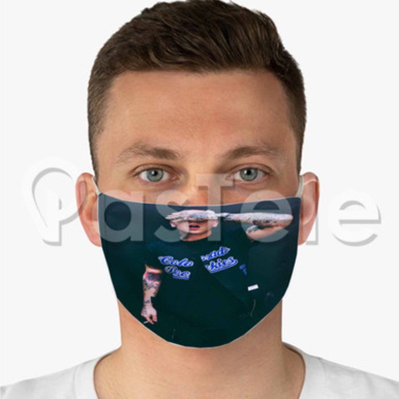 Blackbear Custom Fabric Face Mask Polyester Two Layers Cloth